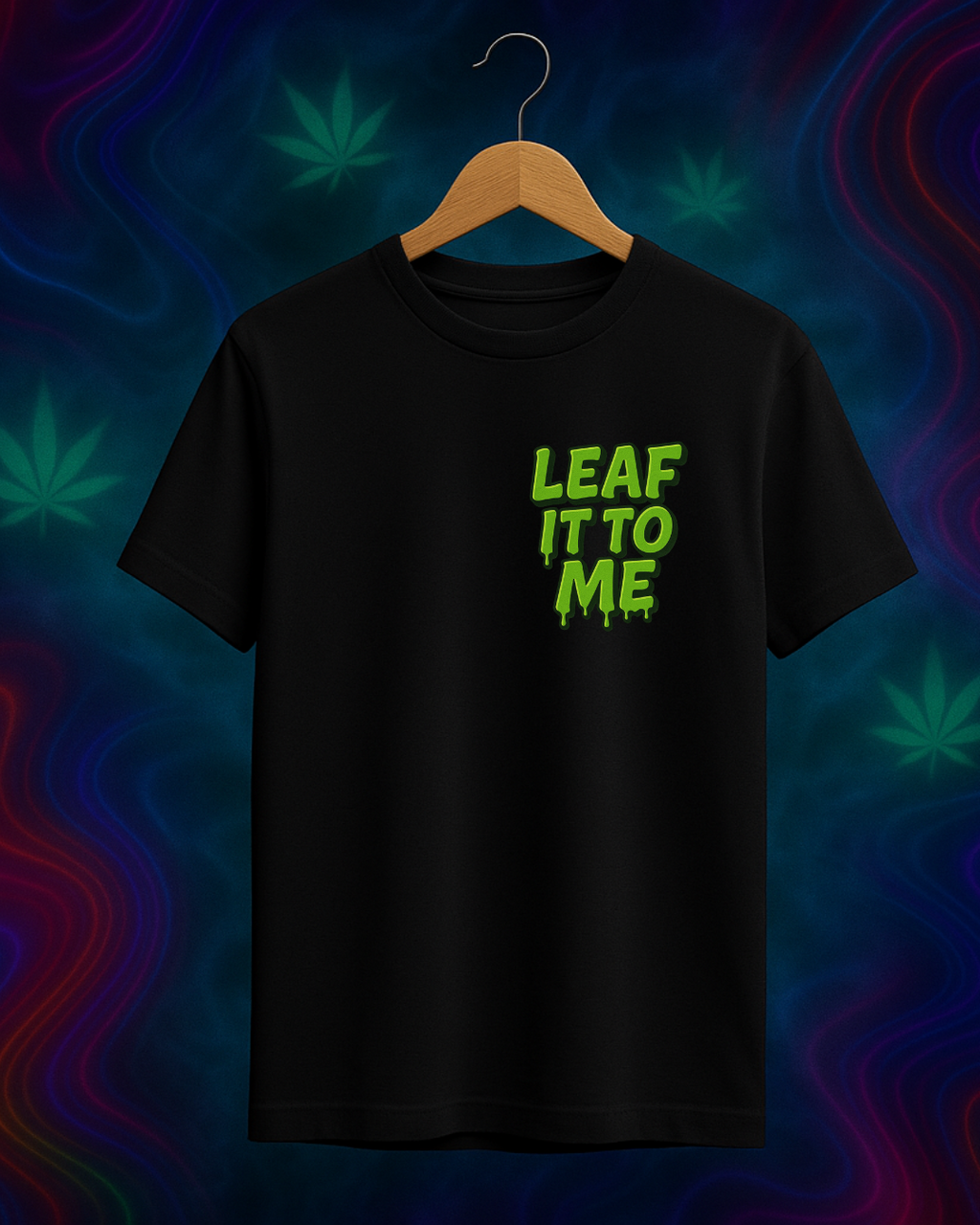 Chill Leaf – Marijuana Cartoon Character Graphic Tee