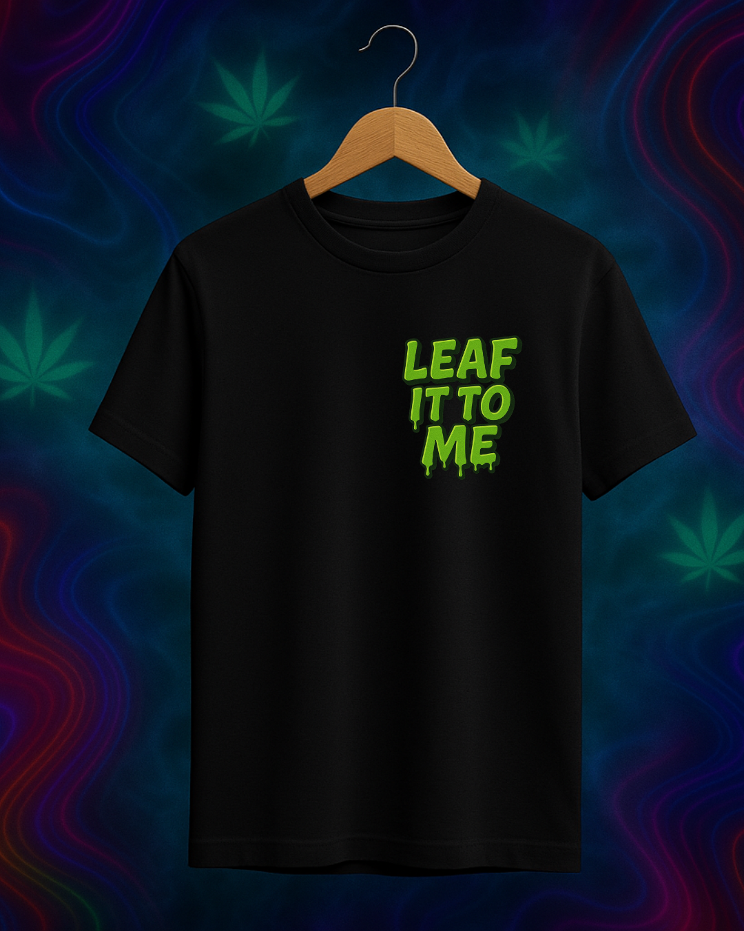 Chill Leaf – Marijuana Cartoon Character Graphic Tee