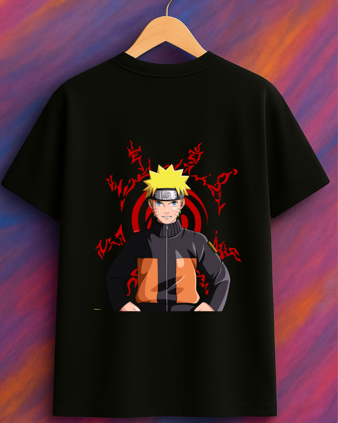 Naruto Cursed Mark – Back Print Tee