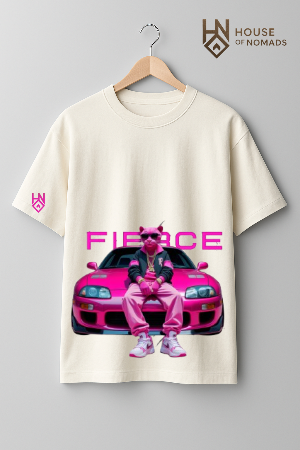 FIERCE Oversized Streetwear Tee – House of Nomads