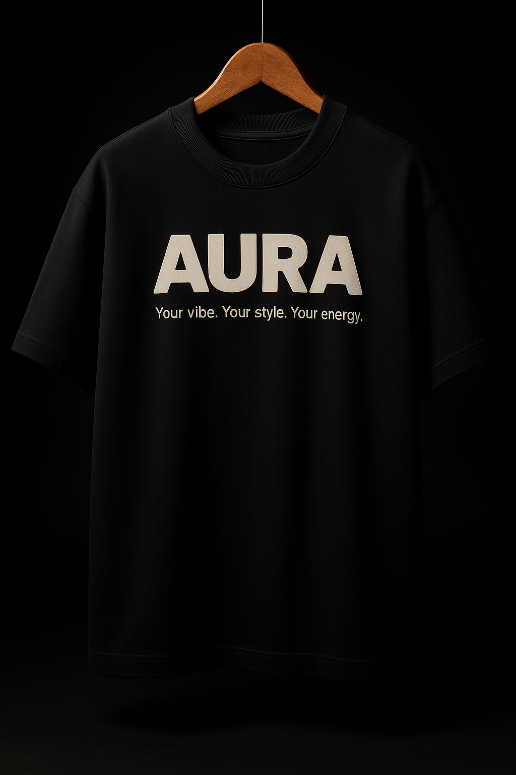 Aura - Your vibe. Your style. Your energy. oversized t-shirt.